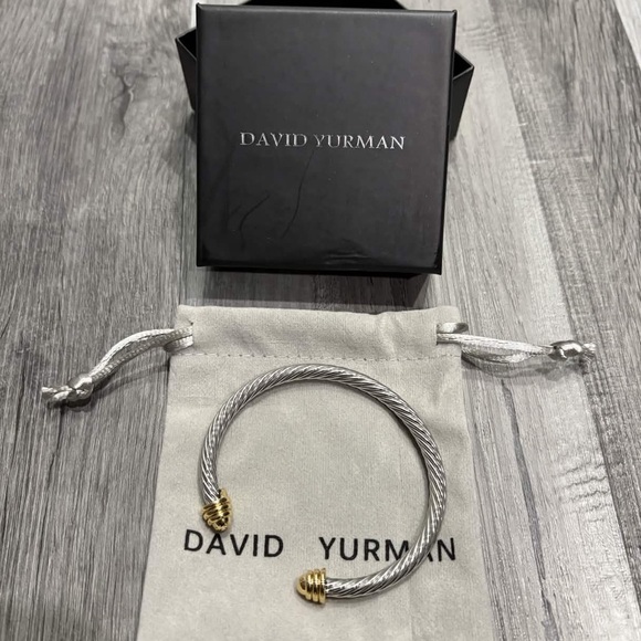 David Yurman Full Gold Tip Braclet - Picture 2 of 6